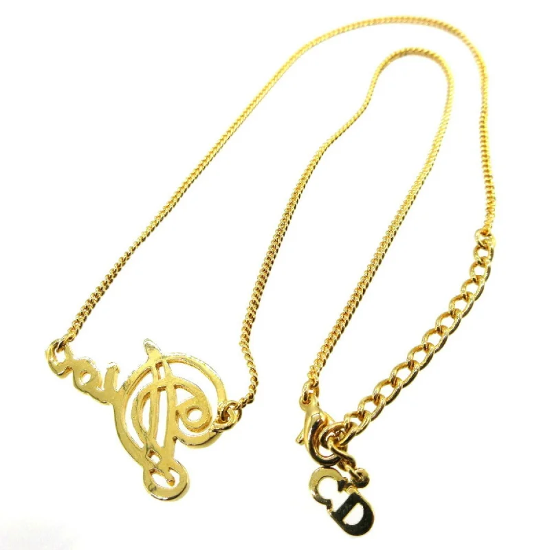 Grab Exquisite Jewelry At The Lowest Prices CHRISTIAN DIOR metal gold necklace