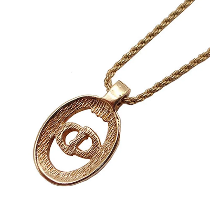 Luxury Jewelry Without The Luxury Price Tag CHRISTIAN DIOR Necklace Women's Gold Transparent Stone Luxury Jewelry Without The Luxury Price Tag CHRISTIAN DIOR Necklace Women's Gold Transparent Stone