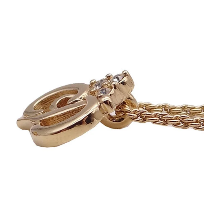 Shop Signature Jewelry Styles At Exclusive Prices CHRISTIAN DIOR Necklace Women's Gold Transparent Stone Shop Signature Jewelry Styles At Exclusive Prices CHRISTIAN DIOR Necklace Women's Gold Transparent Stone
