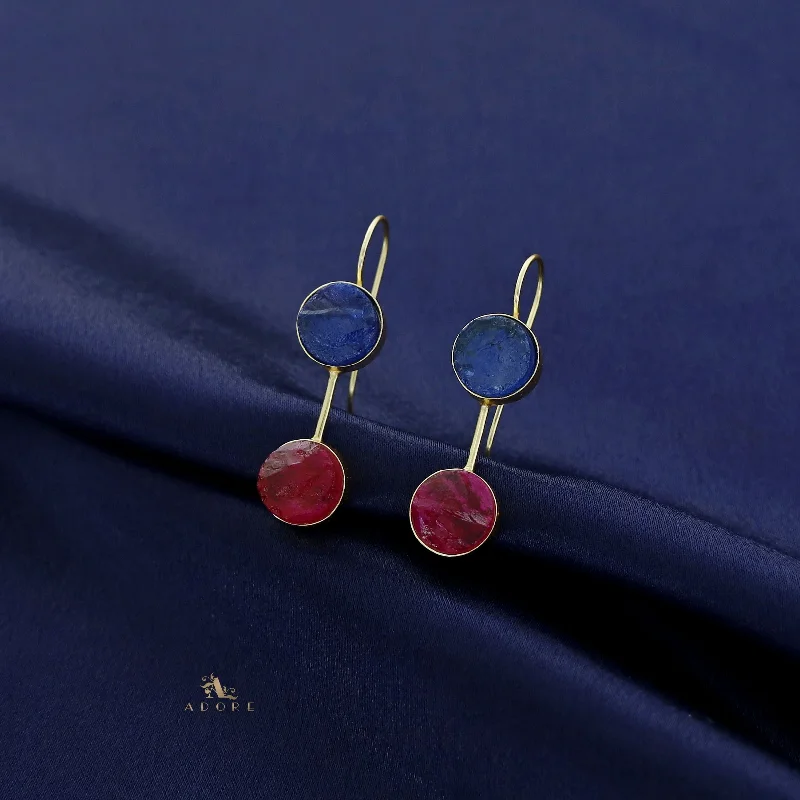 Chic And Stylish Jewelry At Discounted Prices Evanashi Golden Dual Circle Drop Earring Chic And Stylish Jewelry At Discounted Prices Evanashi Golden Dual Circle Drop Earring