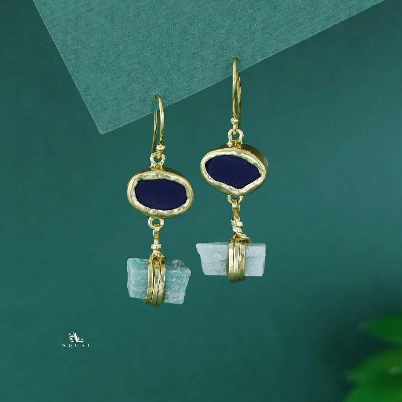 Midnight Blue + Amazonite Green