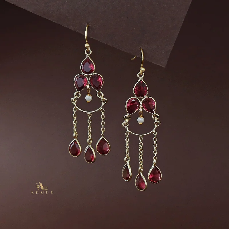 Dainty And Elegant Jewelry Now At Reduced Prices Golden Glossy Tri Chain Drop Earring Dainty And Elegant Jewelry Now At Reduced Prices Golden Glossy Tri Chain Drop Earring