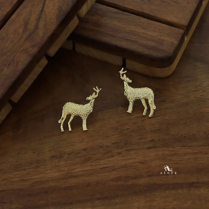 Your Dream Jewelry At Dream Prices – Shop Now Golden Reindeer Earring