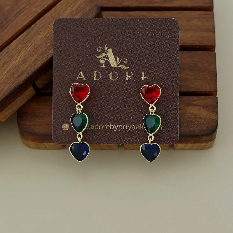 Exclusive Jewelry Markdowns – Limited-Time Offer Laney Glossy Stone Golden Heart Earring Exclusive Jewelry Markdowns – Limited-Time Offer Laney Glossy Stone Golden Heart Earring