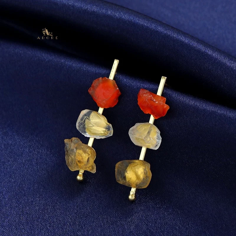 Carnelian + Raw Crystal + Citrine