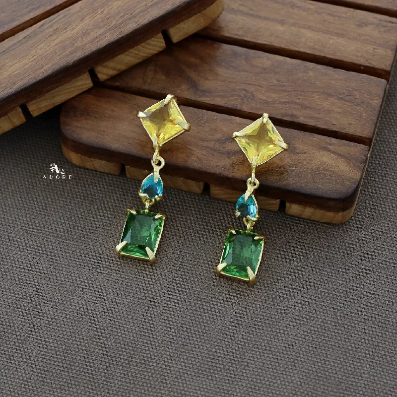 Yellow + Sky Blue + Parrot Green