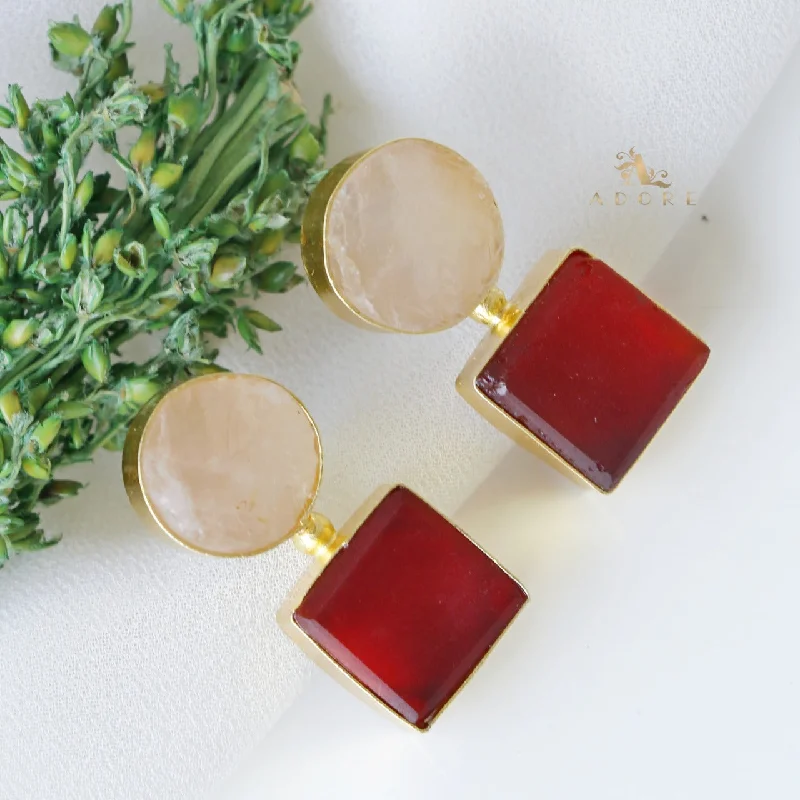 Rose Quartz + Maroon