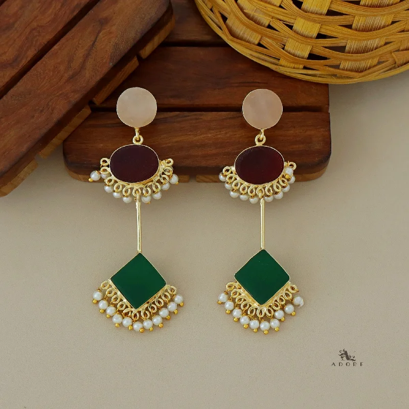 Rose Quartz + Maroon + Green