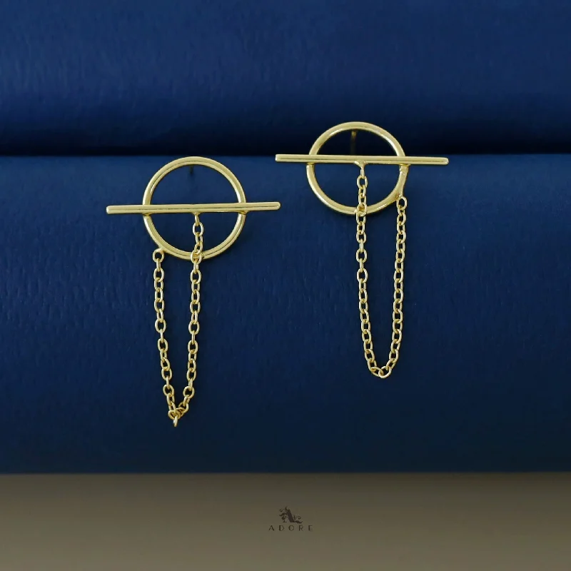 Bold And Beautiful Jewelry Now At Irresistible Prices Selita Golden Circle Chainy Stick Earring Bold And Beautiful Jewelry Now At Irresistible Prices Selita Golden Circle Chainy Stick Earring
