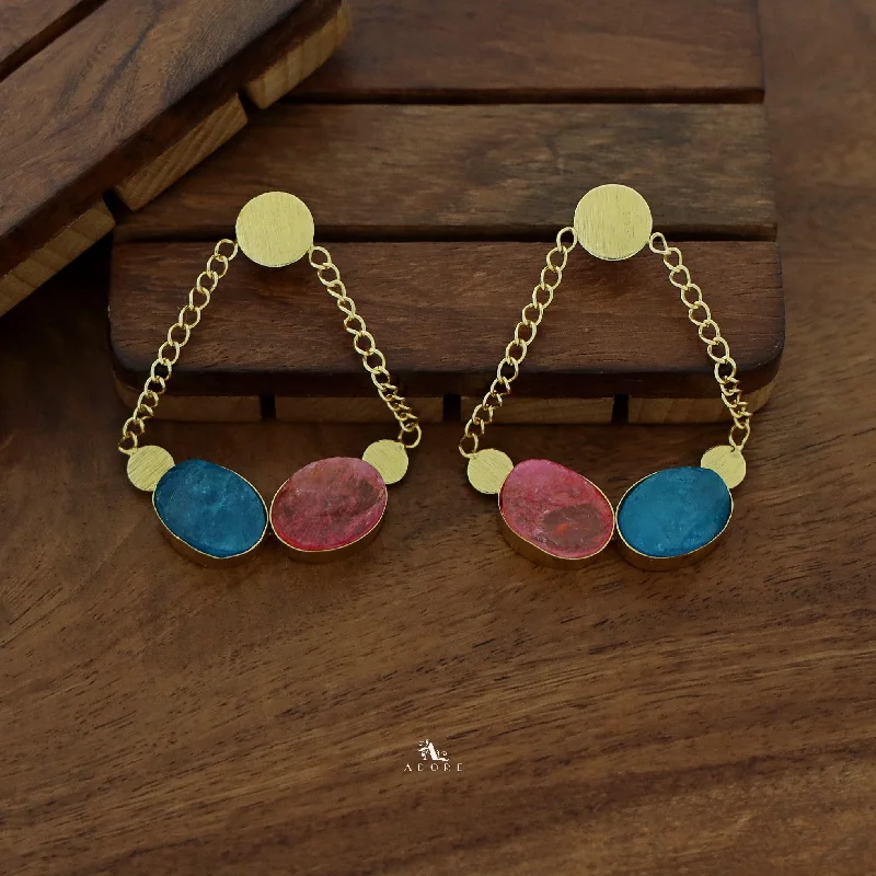 Reddish Pink + Blue