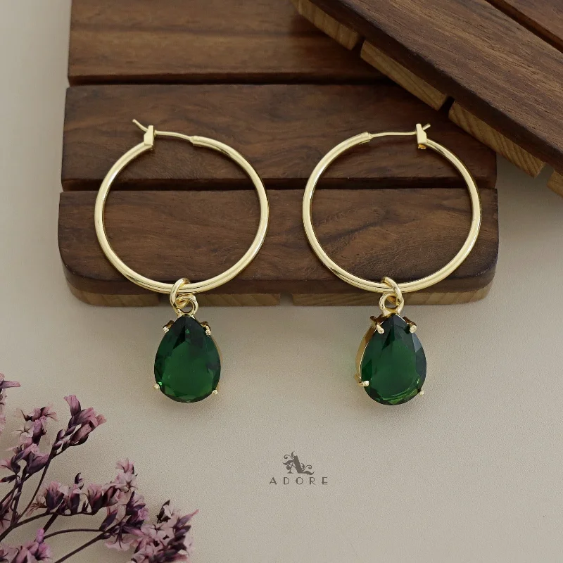 Dazzle In Elegance With Our Biggest Jewelry Sale Vittoria Glossy Hoop Drop Earring