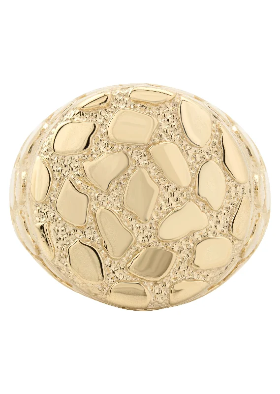Exclusive Jewelry Sale – Limited-Time Discounts 10K Gold Nugget Ring For Men | 4.4 Grams Exclusive Jewelry Sale – Limited-Time Discounts 10K Gold Nugget Ring For Men | 4.4 Grams