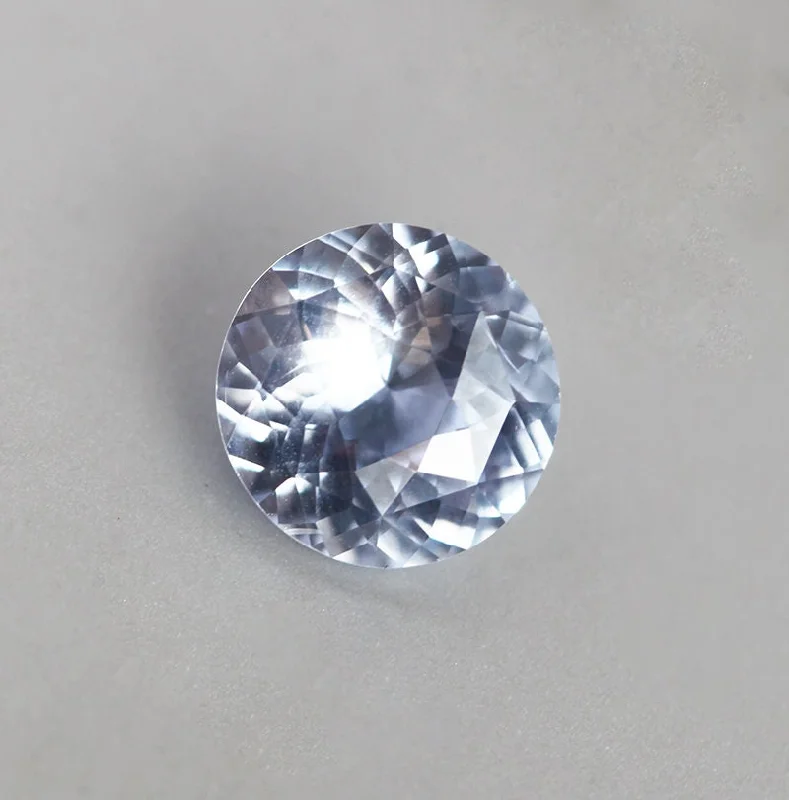 Exclusive Online Jewelry Sale – Don't Wait Loose 3.67 Ct Round Pastel Blue Sapphire