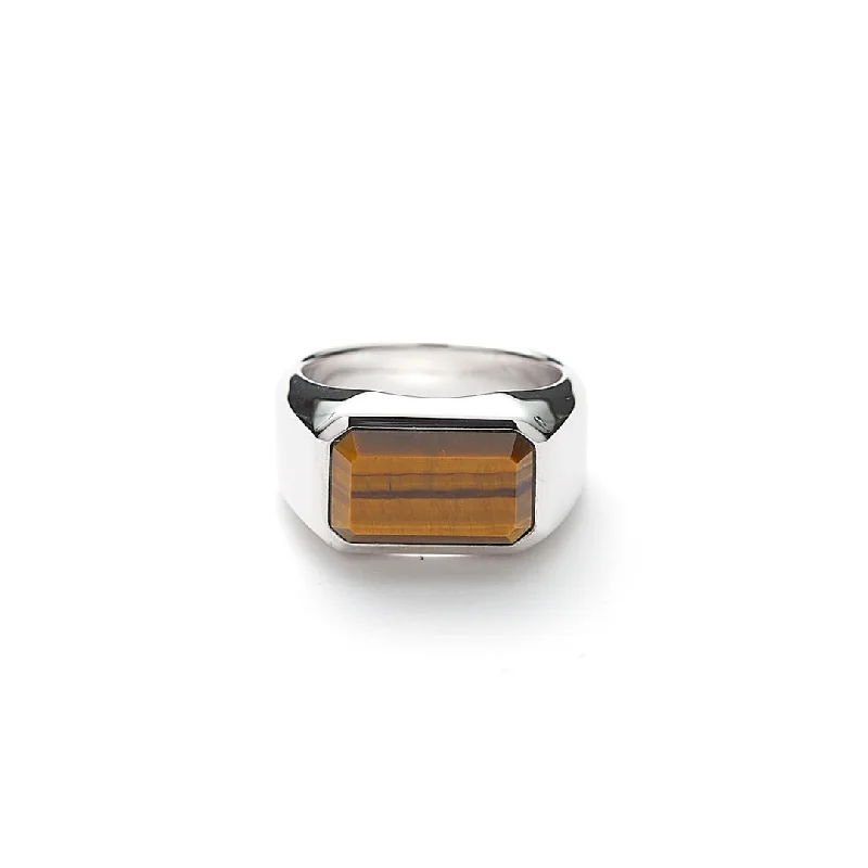 Trending Jewelry Now Available At Exclusive Prices Hope Rectangle Signet Silver Ring w. Tiger's Eye Trending Jewelry Now Available At Exclusive Prices Hope Rectangle Signet Silver Ring w. Tiger's Eye