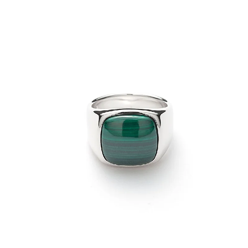 Don't Miss Out On Jaw-Dropping Jewelry Discounts Hope Signet Silver Ring w. Malachite Don't Miss Out On Jaw-Dropping Jewelry Discounts Hope Signet Silver Ring w. Malachite