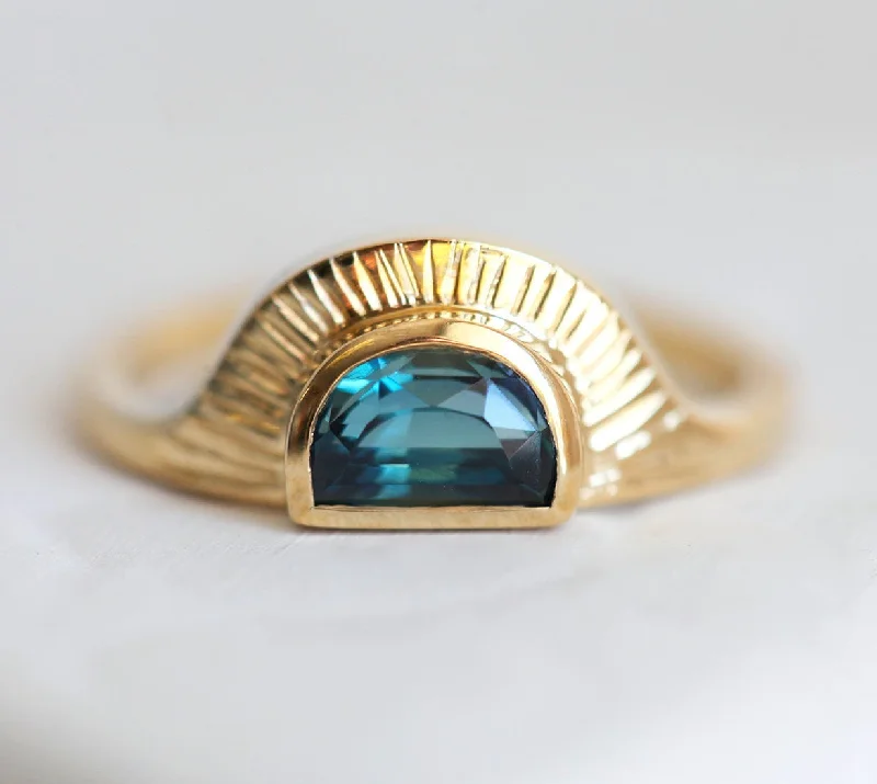 Bestselling Jewelry At Special Promotional Rates Bohemian Half Moon Sapphire Ring