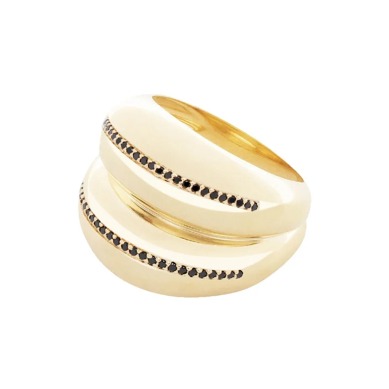 Personalized Jewelry Sale – Unique Pieces At Great Prices Double VOID 18K Gold Plated Ring w. Green Spinel Personalized Jewelry Sale – Unique Pieces At Great Prices Double VOID 18K Gold Plated Ring w. Green Spinel