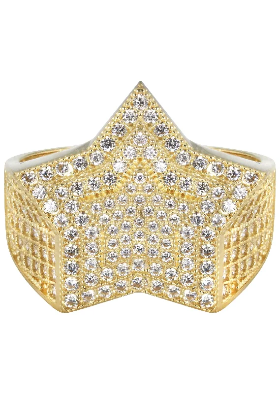 Exclusive Gemstone Jewelry Markdowns – Shop Now 10K Star Gold Ring For Men - Mens Pinky Ring | 7.7 Grams Exclusive Gemstone Jewelry Markdowns – Shop Now 10K Star Gold Ring For Men - Mens Pinky Ring | 7.7 Grams