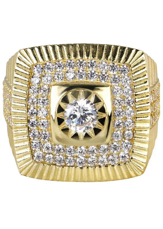 Fashion-Forward Jewelry At Exclusive Discounts 10K Gold Ring For Men - Mens Pinky Ring   | 9.3 Grams