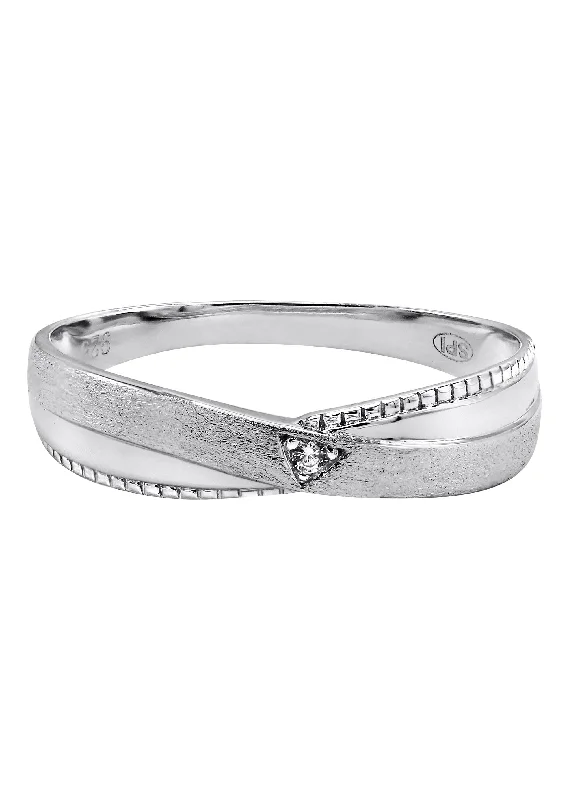 Luxury Jewelry Without The Luxury Price Tag Mens Stud Wedding Band | Appx 2 Grams