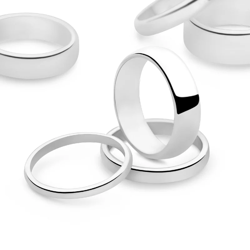 The Perfect Accessory For Less – Jewelry Sale Live D Shaped Silver Band Ring
