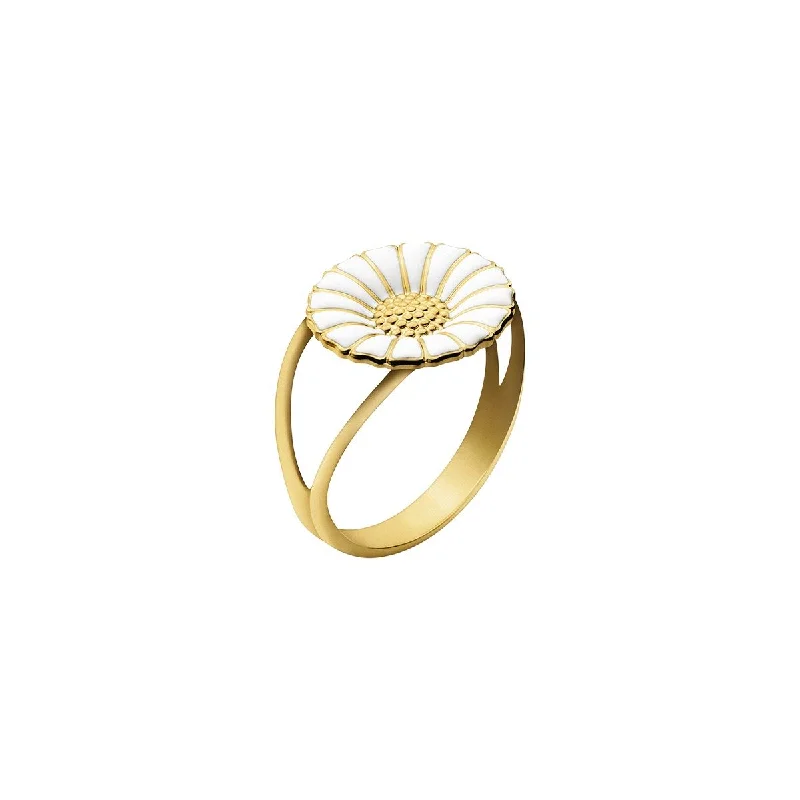 Timeless Elegance Now At Special Discounts Daisy 11 mm. Gold Plated Ring