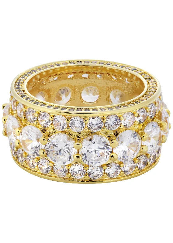 Affordable Luxury Jewelry – Style At A Great Price Gold Plated Eternity Ring | 10.9 Grams Affordable Luxury Jewelry – Style At A Great Price Gold Plated Eternity Ring | 10.9 Grams