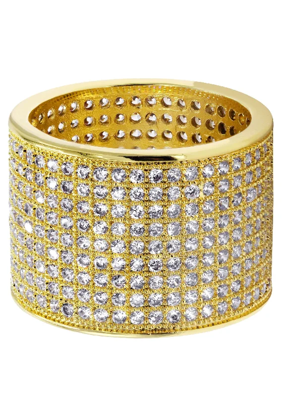 Elegant Necklaces And Bracelets At Limited-Time Offers Mens Gold Plated Eternity Ring | 10 Grams Elegant Necklaces And Bracelets At Limited-Time Offers Mens Gold Plated Eternity Ring | 10 Grams