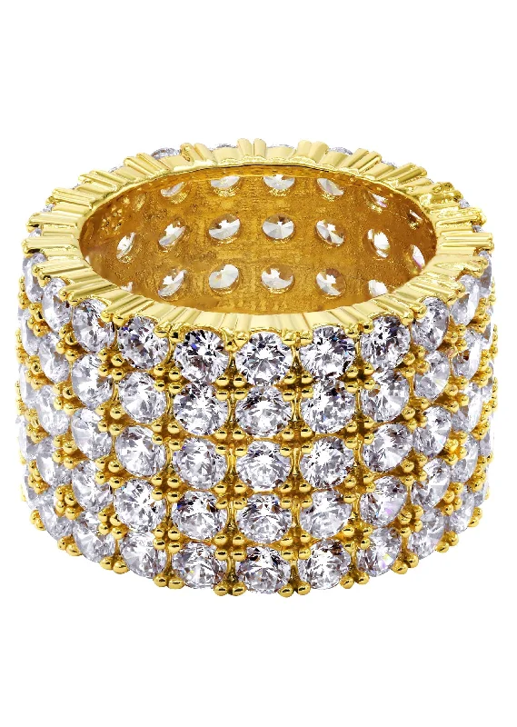 Accessorize For Less – Luxury Jewelry At Affordable Prices Mens Gold Plated Eternity Ring | 14.1 Grams Accessorize For Less – Luxury Jewelry At Affordable Prices Mens Gold Plated Eternity Ring | 14.1 Grams