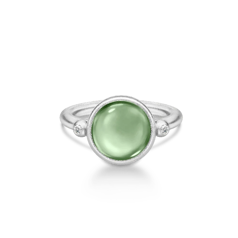 Timeless Jewelry Styles At Wallet-Friendly Prices Prime Silver Ring w. Green Amethyst Timeless Jewelry Styles At Wallet-Friendly Prices Prime Silver Ring w. Green Amethyst