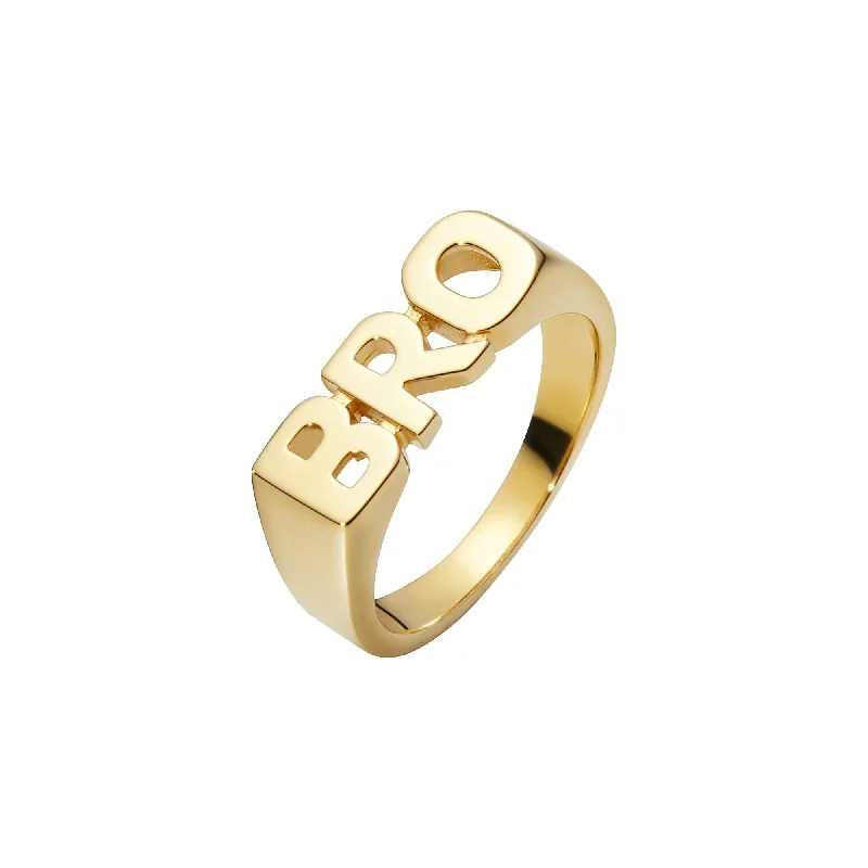 Last Chance To Shop High-End Jewelry At Markdown Prices Bro Gold Plated Ring