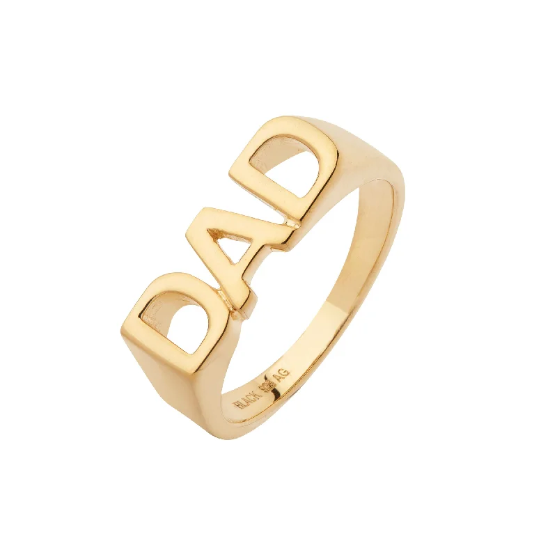 Unmissable Jewelry Discounts – Elevate Your Look For Less Dad Gold Plated Ring