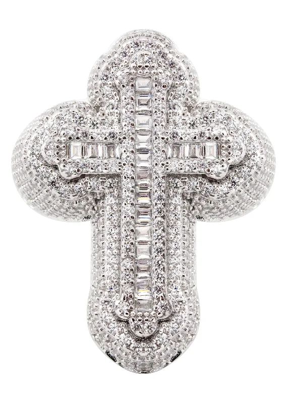 Special Sale On Handcrafted Jewelry – Shop Today Mens Silver CZ Cross Ring | Appx 11.3 Grams Special Sale On Handcrafted Jewelry – Shop Today Mens Silver CZ Cross Ring | Appx 11.3 Grams