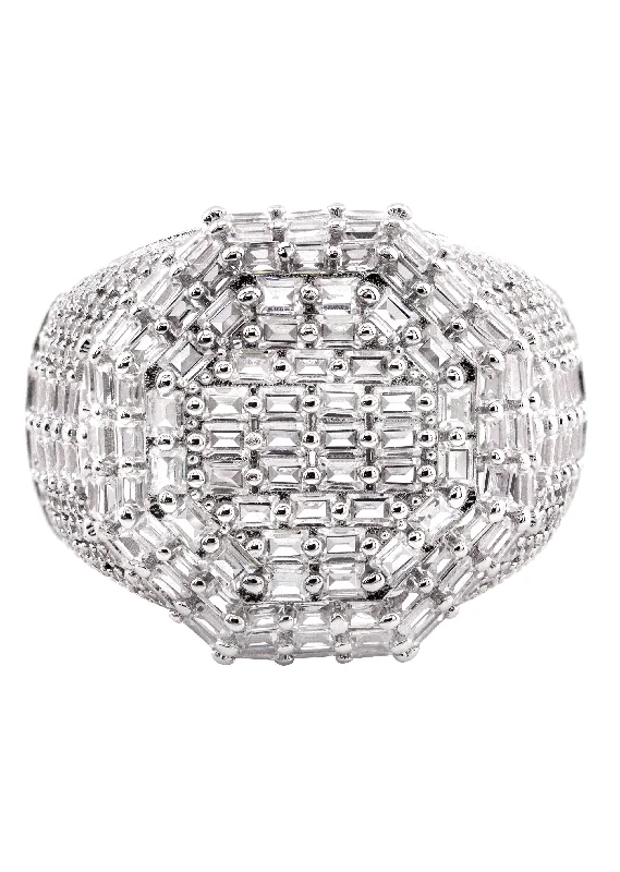 Exclusive Jewelry Sale Event – Shop Now Mens Silver CZ Signet Ring | Appx 10.6 Grams Exclusive Jewelry Sale Event – Shop Now Mens Silver CZ Signet Ring | Appx 10.6 Grams