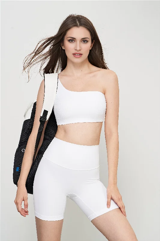Limited-Time Sale On Stylish Yoga Apparel Nuls Ribbed One-shoulder Bra