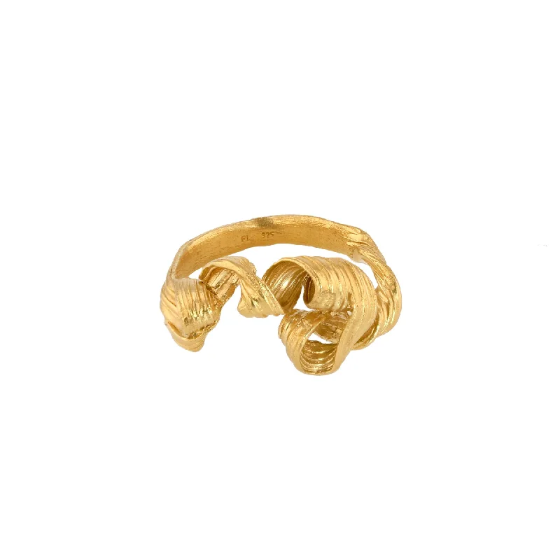 Big Savings On Your Favorite Jewelry Pieces Fouettés #3 24K Gold Plated Ring