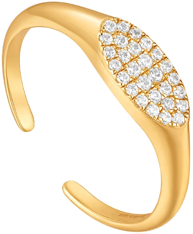 High-Quality Jewelry At A Fraction Of The Cost Glam Adjustable Signet Ring