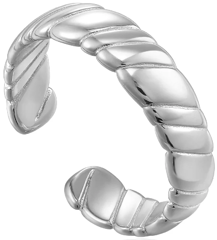 Sparkle More For Less – Jewelry Sale Happening Now Smooth Twist Thin Band Ring