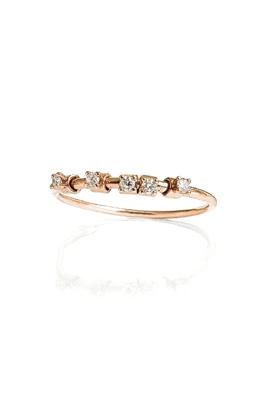 Shop Signature Jewelry Styles At Exclusive Prices 5 Bites Mobile 18K Rosegold Ring w. Diamonds Shop Signature Jewelry Styles At Exclusive Prices 5 Bites Mobile 18K Rosegold Ring w. Diamonds