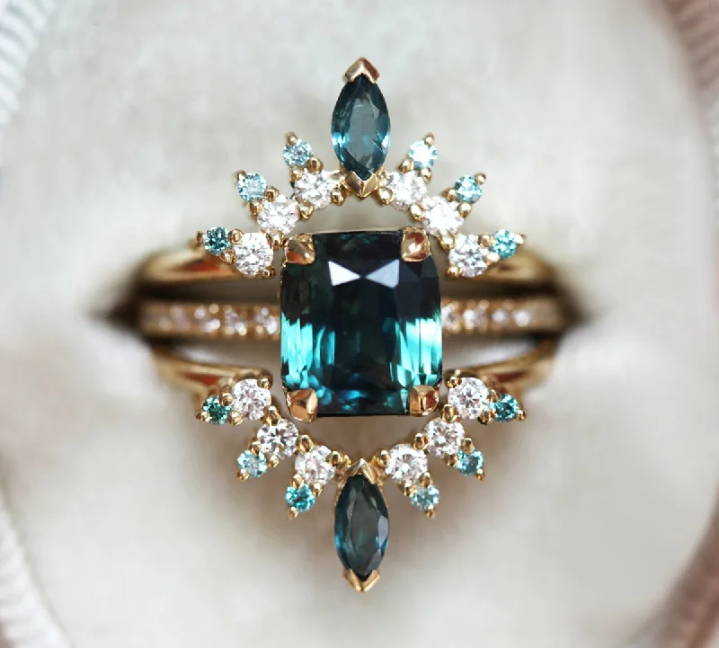 The Perfect Jewelry Piece At The Perfect Discount Extravaganza Sapphire Tourmaline Diamond Ring Set The Perfect Jewelry Piece At The Perfect Discount Extravaganza Sapphire Tourmaline Diamond Ring Set