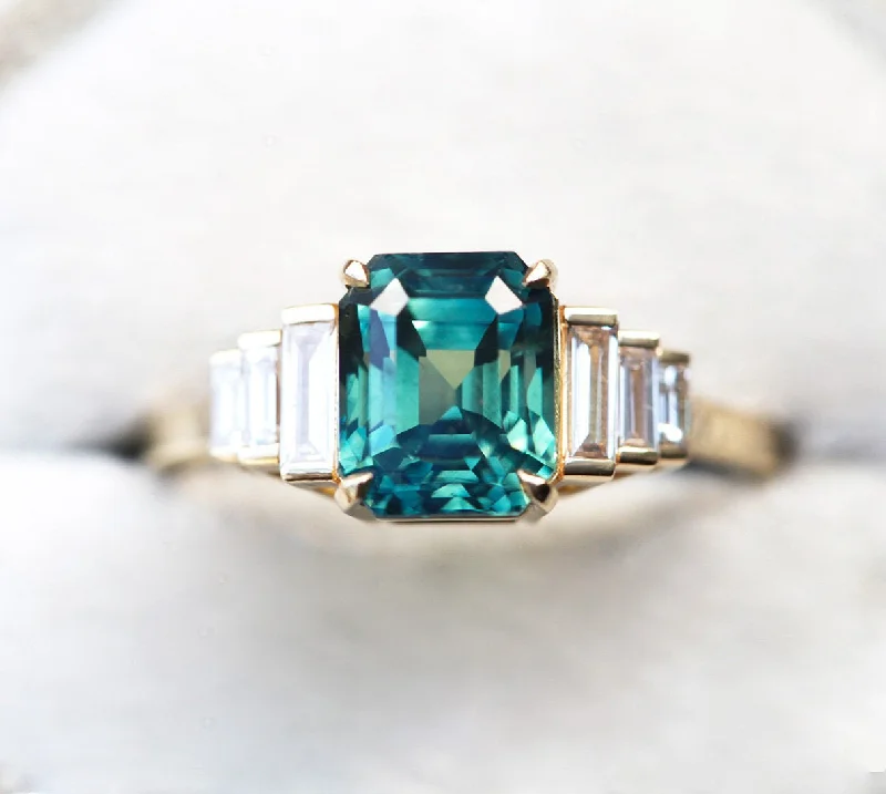 Unmissable Jewelry Clearance – Final Reductions Skylar Art Deco Sapphire Diamond Ring Unmissable Jewelry Clearance – Final Reductions Skylar Art Deco Sapphire Diamond Ring