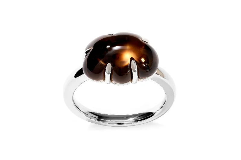 Shop Modern Jewelry Collections With Exclusive Discounts Cloud 18K Whitegold Ring w. Smokey Quartz Shop Modern Jewelry Collections With Exclusive Discounts Cloud 18K Whitegold Ring w. Smokey Quartz