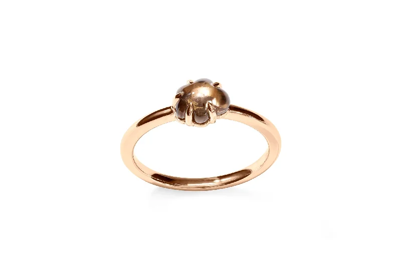 Affordable Glamour – Premium Jewelry For Less Mid Cloud 18K Rosegold Ring w. Smokey Quartz Affordable Glamour – Premium Jewelry For Less Mid Cloud 18K Rosegold Ring w. Smokey Quartz