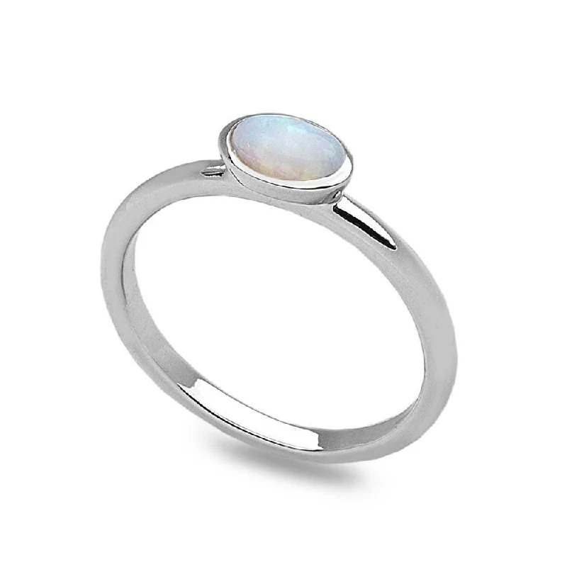 Timeless Elegance, Temporary Discounts – Act Fast White Opalite Stack Ring