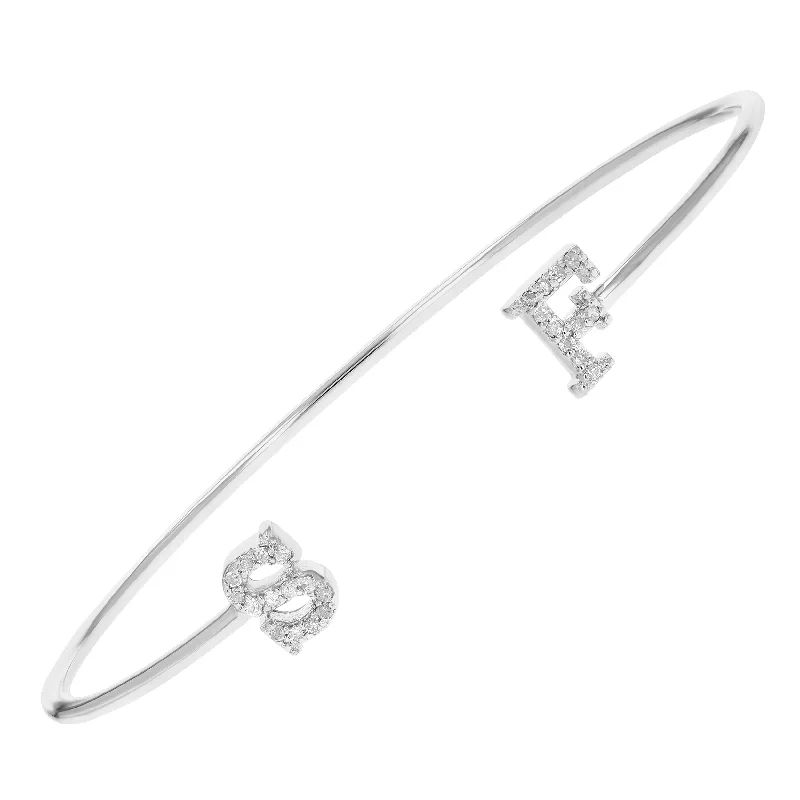 Luxury Jewelry Sale – Elegant Styles At Unbeatable Prices 0.15 cttw Diamond Bangle Bracelet .925 Sterling Silver Rhodium San Francisco Luxury Jewelry Sale – Elegant Styles At Unbeatable Prices 0.15 cttw Diamond Bangle Bracelet .925 Sterling Silver Rhodium San Francisco
