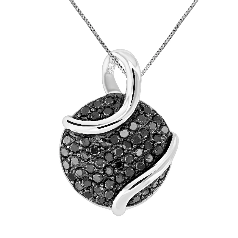 Once-A-Year Jewelry Sale – Grab Your Favorites Now 0.80 cttw Black Diamond Circle Pendant .925 Sterling Silver With 18 Inch Chain Once-A-Year Jewelry Sale – Grab Your Favorites Now 0.80 cttw Black Diamond Circle Pendant .925 Sterling Silver With 18 Inch Chain