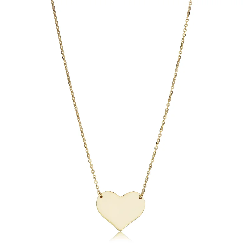 Must-Have Jewelry At Irresistible Discounts 10k Yellow Gold High Polish Heart Necklace (18 inch) Must-Have Jewelry At Irresistible Discounts 10k Yellow Gold High Polish Heart Necklace (18 inch)