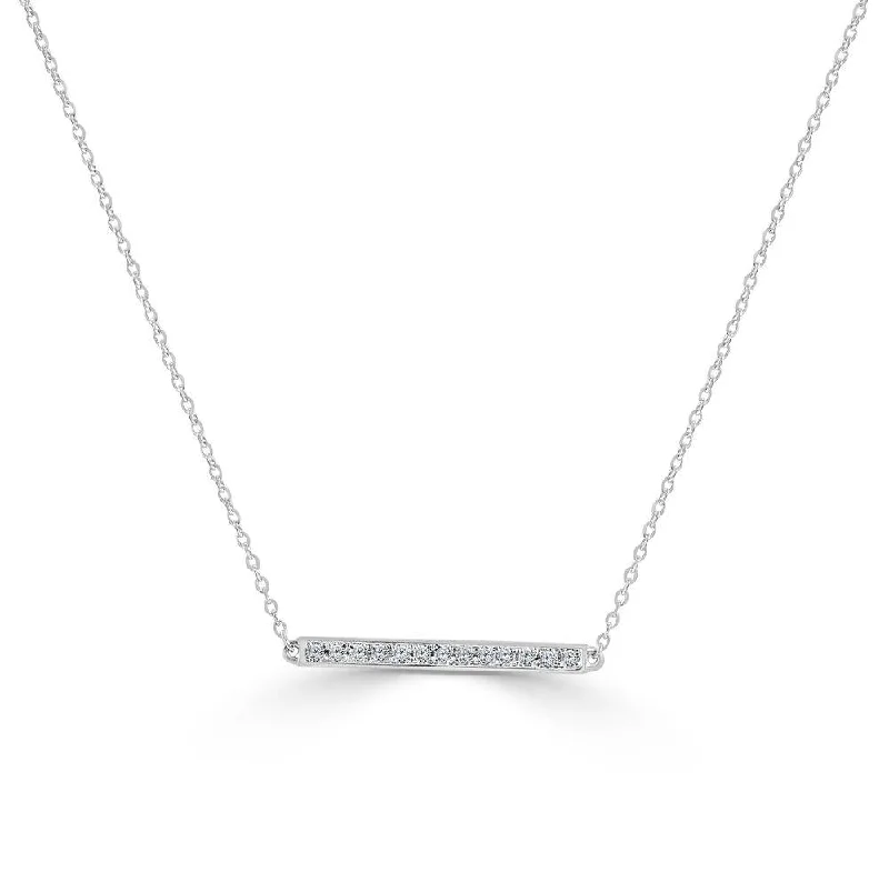 Get The Best Deals On Timeless Jewelry Pieces 14k Gold & Diamond Bar Necklace