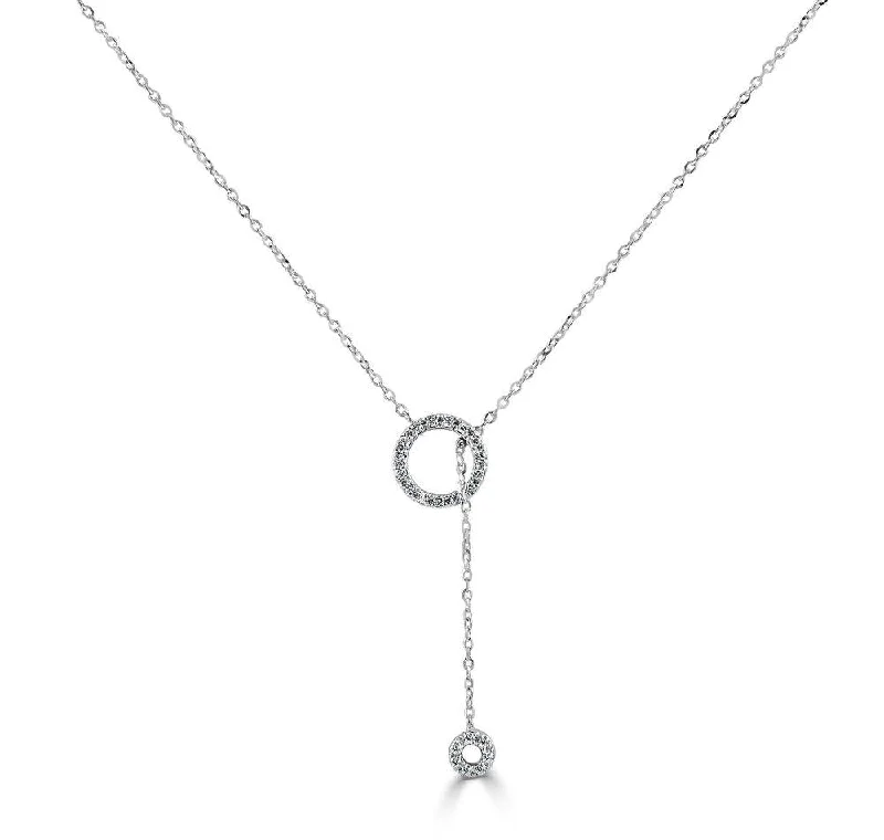 Shop Elegant Jewelry At Unbeatable Prices 14k Gold & Diamond Circle Necklace