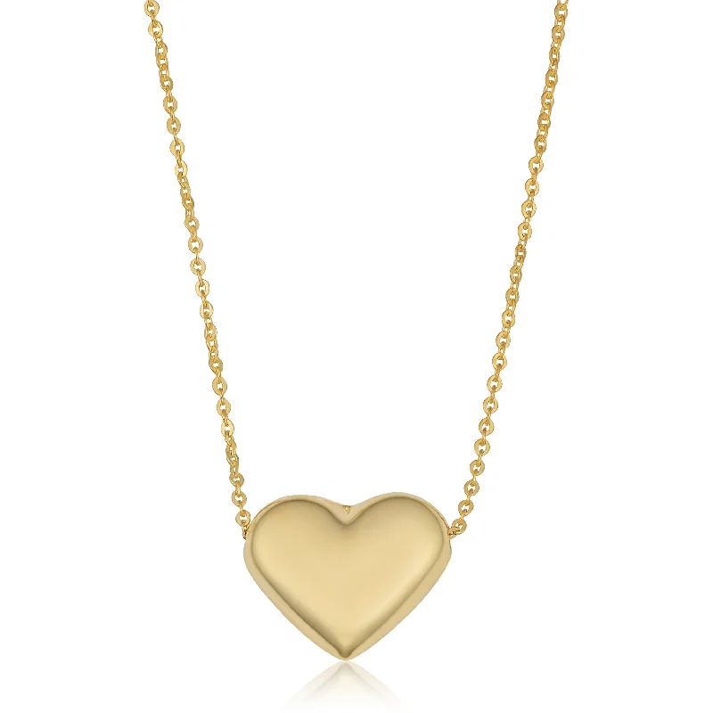 Accessorize For Less – Luxury Jewelry At Affordable Prices 14k Yellow Gold Heart Necklace (18 inch) Accessorize For Less – Luxury Jewelry At Affordable Prices 14k Yellow Gold Heart Necklace (18 inch)